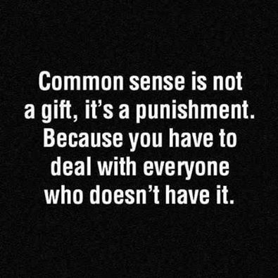 common sense