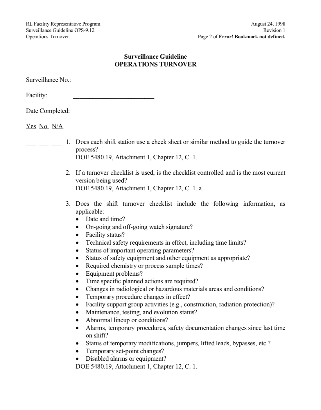 Picture of Audit Checklist