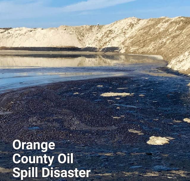 Oil Spill photo from Surfrider web site