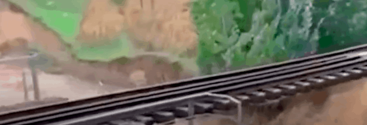 bad day. train in china