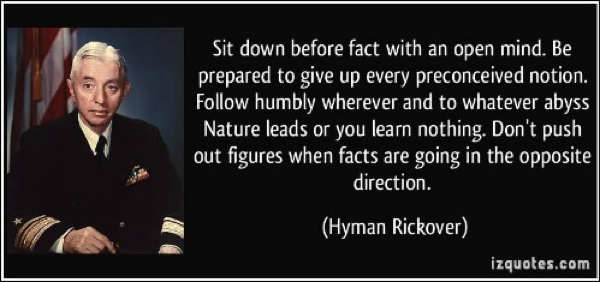 Rickover Quote